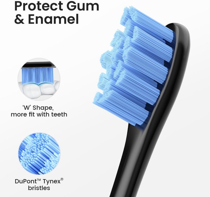 Oclean Electric Toothbrush for Adults, 150 Days Battery Life Electric Toothbrush, USB Rechargeable Sonic Travel Toothbrush with 6 Brush Heads & Travel Case, 5 Modes and Smart Timer - Image 5